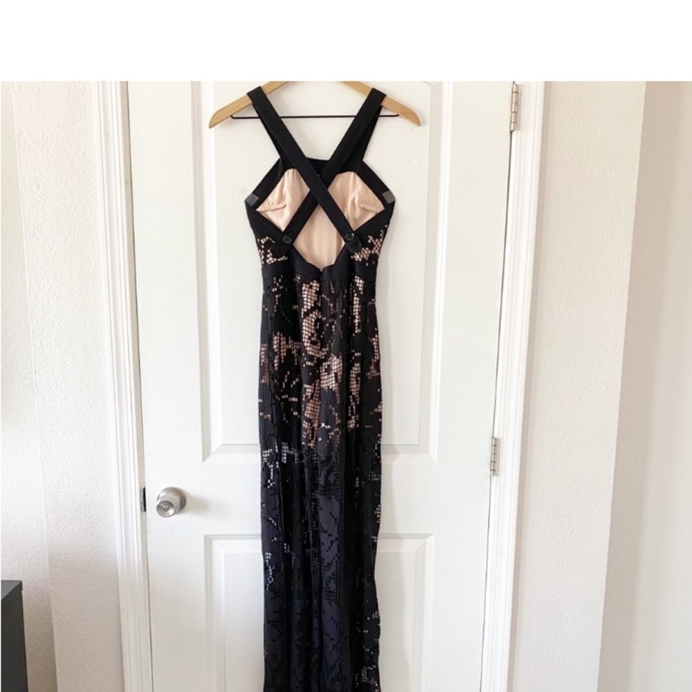 ALICE McCALL Billsberry Black Lace Side Split Hem Jumpsuit Fairy Goth - Picture 13 of 15